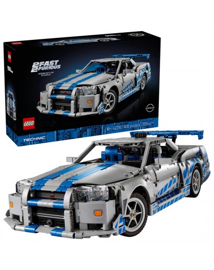 LEGO TECHNIC 42210 2 Fast 2 Furious Nissan Skyline GT-R (R34)