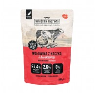 WIEJSKA ZAGRODA Beef with duck - wet dog food - 500g