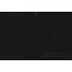 Electrolux EIV83443CT Black Built-in 78 cm Zone induction hob 4 zone(s)