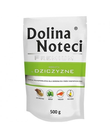 Dolina Noteci Premium venison rich - wet dog food - 500g