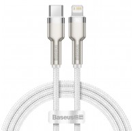 USB-C cable to Lightning Baseus Cafule, White, Power Delivery, 20W, 1m (white)