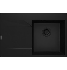 Granite 1-bowl sink with drainer - left