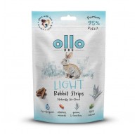 OLLO Air-Dried Light Rabbit strips - dog treat - 80g
