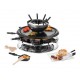 Unold 48726 raclette grill 8 person(s) 1300 W Black, Stainless steel