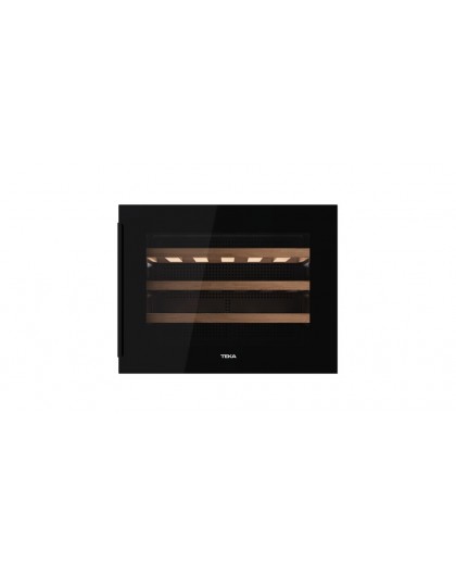 Teka RVI 10024 GBK Thermoelectric wine cooler Freestanding Black 24 bottle(s)