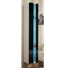 Cama Shelf unit VIGO NEW 180/40/30 white/black gloss