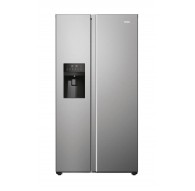 Haier SBS 90 Serie 5 HSR5918DIMP Free-standing double-sided fridge-freezer combination 511 l D Platinum, stainless steel