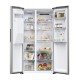 Haier SBS 90 Serie 5 HSR5918DIMP Free-standing double-sided fridge-freezer combination 511 l D Platinum, stainless steel