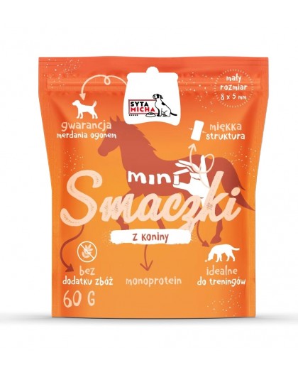 SYTA MICHA Mini horsemeat treats - dog treat - 60g