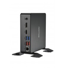 Shuttle XPC Nano PC NC40U5, Intel Core i5-1235U, 1x HDMI, 1x DP,1xUSB-C/DP, 6x USB3.2, 1x 2.5" bay, 2x M.2, 1x LAN, RAID, 24/7 p
