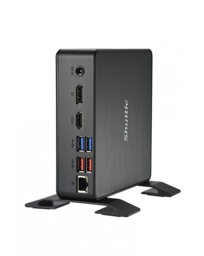 Shuttle XPC Nano PC NC40U5, Intel Core i5-1235U, 1x HDMI, 1x DP,1xUSB-C/DP, 6x USB3.2, 1x 2.5" bay, 2x M.2, 1x LAN, RAID, 24/7 p