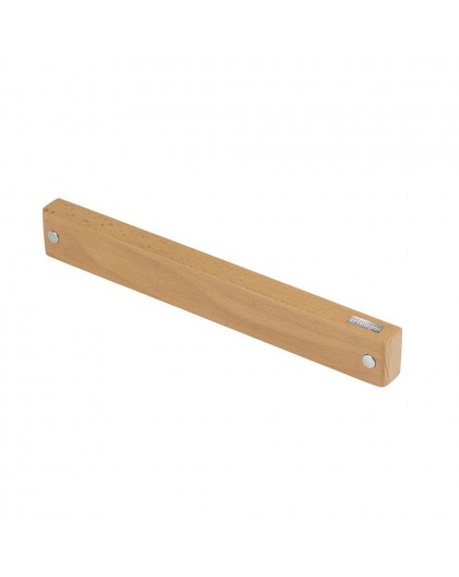 Magnetic knife strip in Artelegno beech wood - 35 cm