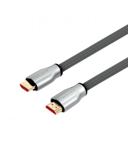 UNITEK Y-C136RGY HDMI cable 1 m HDMI Type A (Standard) Silver, Zinc