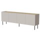 Cama FELLINI chest of drawers 200x40x70 cashmere + oiled oak top