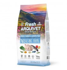 ARQUIVET Fresh Senior & Light Turkey and Fish - semi-moist dog food - 10 kg