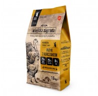 WIEJSKA ZAGRODA Turkey and chicken for kittens - dry cat food - 1,6kg