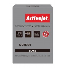 Activejet A-OKI320 Ribbon (replacement OKI 9002303 3000000 characters Supreme black) 100 pieces