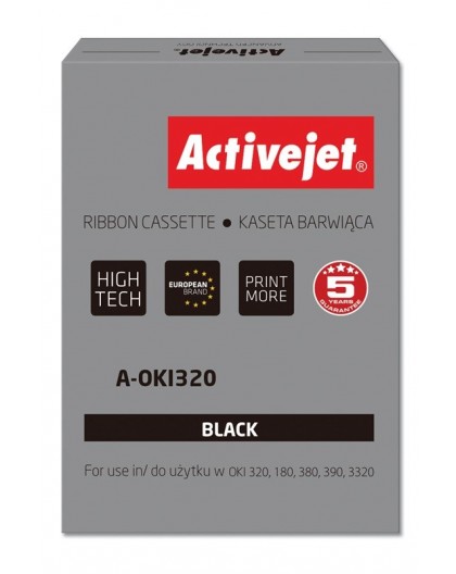 Activejet A-OKI320 Ribbon (replacement OKI 9002303 3000000 characters Supreme black) 100 pieces