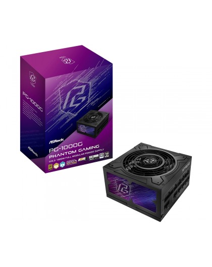 Asrock Phantom Gaming PG-1000G power supply unit 750 W 20+4 pin ATX ATX Black