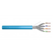 DIGITUS Cat6A INSTALLATION CABLE, U/FTP, Dca, AWG 23/1, LSOH, 500m, blue, reel