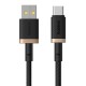Baseus Dura USB Type A to Type C 60 W fast charging cable 2 m Black, Gold