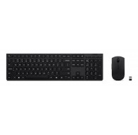 Lenovo 4X31R64351 keyboard Mouse included Office RF Wireless + Bluetooth US English Black