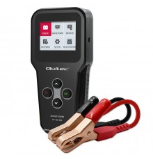 Qoltec Digital 3-in-1 Battery Tester with LCD | Polish Menu | 6V | 12V | 24V | 10Ah-200Ah