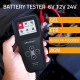 Qoltec Digital 3-in-1 Battery Tester with LCD | Polish Menu | 6V | 12V | 24V | 10Ah-200Ah