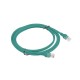 PATCHCORD KAT.5E UTP 2M ZIELONY FLUKE PASSED LANBERG 10-PACK