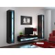 Cama Shelf unit VIGO NEW 180/40/30 black/black gloss