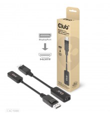 CLUB3D DisplayPort1.4 to HDMI 4K120Hz/8K60Hz HDR Active adapter M/F