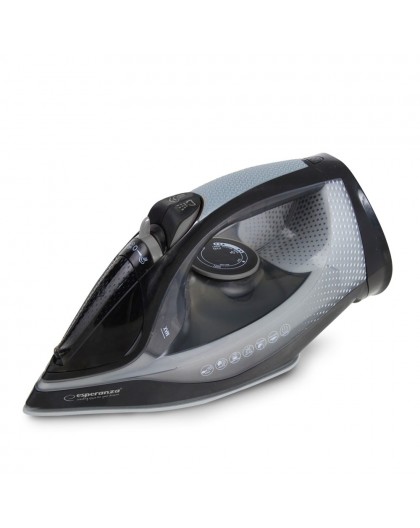 Esperanza EHI011 Steam iron Ceramic soleplate Grey, Black 2600 W