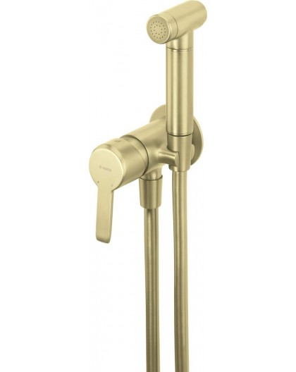 Concealed bidet mixer with bidetta receiver