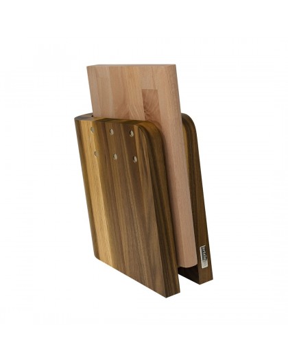 Walnut Wood Magnetic Block + Artelegno Grand Prix Kitchen Board
