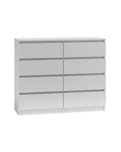 Topeshop M8 120 BIEL chest of drawers