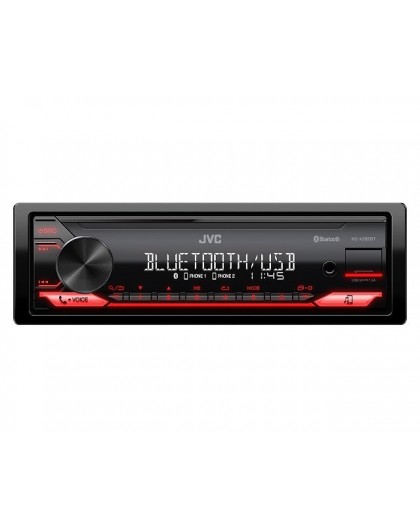 CAR RADIO JVC KDX-282BT RED
