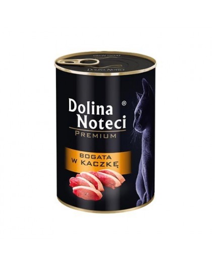 Dolina Noteci Premium rich in duck - wet cat food - 400g