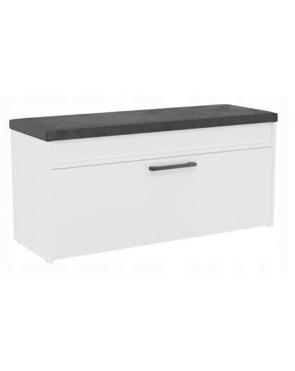 Topeshop PARMA SZAFKA BIEL shoe organizer Closed White