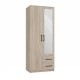 Topeshop ROMANA 80 SON L bedroom wardrobe/closet 5 shelves 2 door(s) Oak