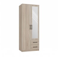 Topeshop ROMANA 80 SON L bedroom wardrobe/closet 5 shelves 2 door(s) Oak