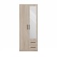 Topeshop ROMANA 80 SON L bedroom wardrobe/closet 5 shelves 2 door(s) Oak