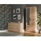 Topeshop ROMANA 80 SON L bedroom wardrobe/closet 5 shelves 2 door(s) Oak