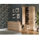 Topeshop ROMANA 80 SON L bedroom wardrobe/closet 5 shelves 2 door(s) Oak