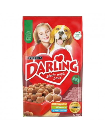 PURINA Darling Beef with chicken - dry dog food - 10 kg