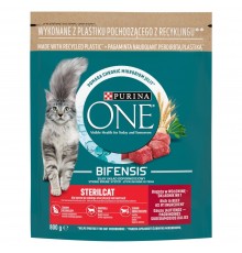 PURINA One Bifensis Sterilcat Beef - dry cat food - 800 g