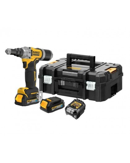 DEWALT. RIVETER 18V DCF414E2GT 20KN 30mm 2x1.7Ah GFN TSTAK