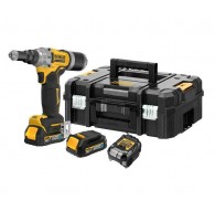 DEWALT. RIVETER 18V DCF414E2GT 20KN 30mm 2x1.7Ah GFN TSTAK