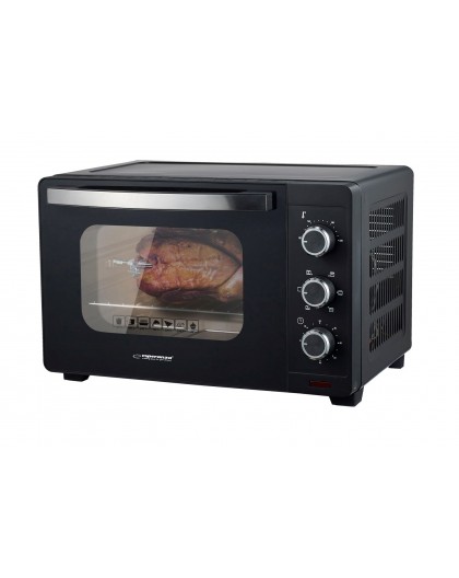 Esperanza EKO006N Mini oven with convection and spit 25 l 1600W Black
