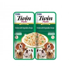 INABA Dog Twin Chicken with vegetables - wet dog food - 2x40g