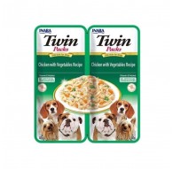 INABA Dog Twin Chicken with vegetables - wet dog food - 2x40g